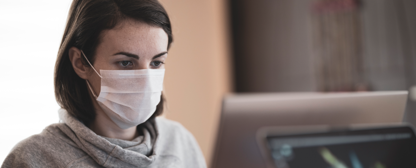 Woman Wearing Mask 